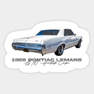 1965 Pontiac LeMans GTO Hardtop Coupe Sticker